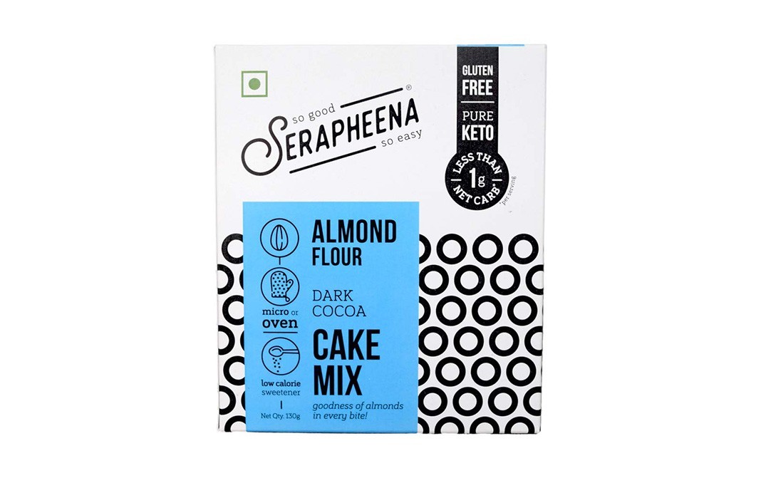 Serapheena Almond Flour Dark Cocoa- Cake Mix   Pack  130 grams